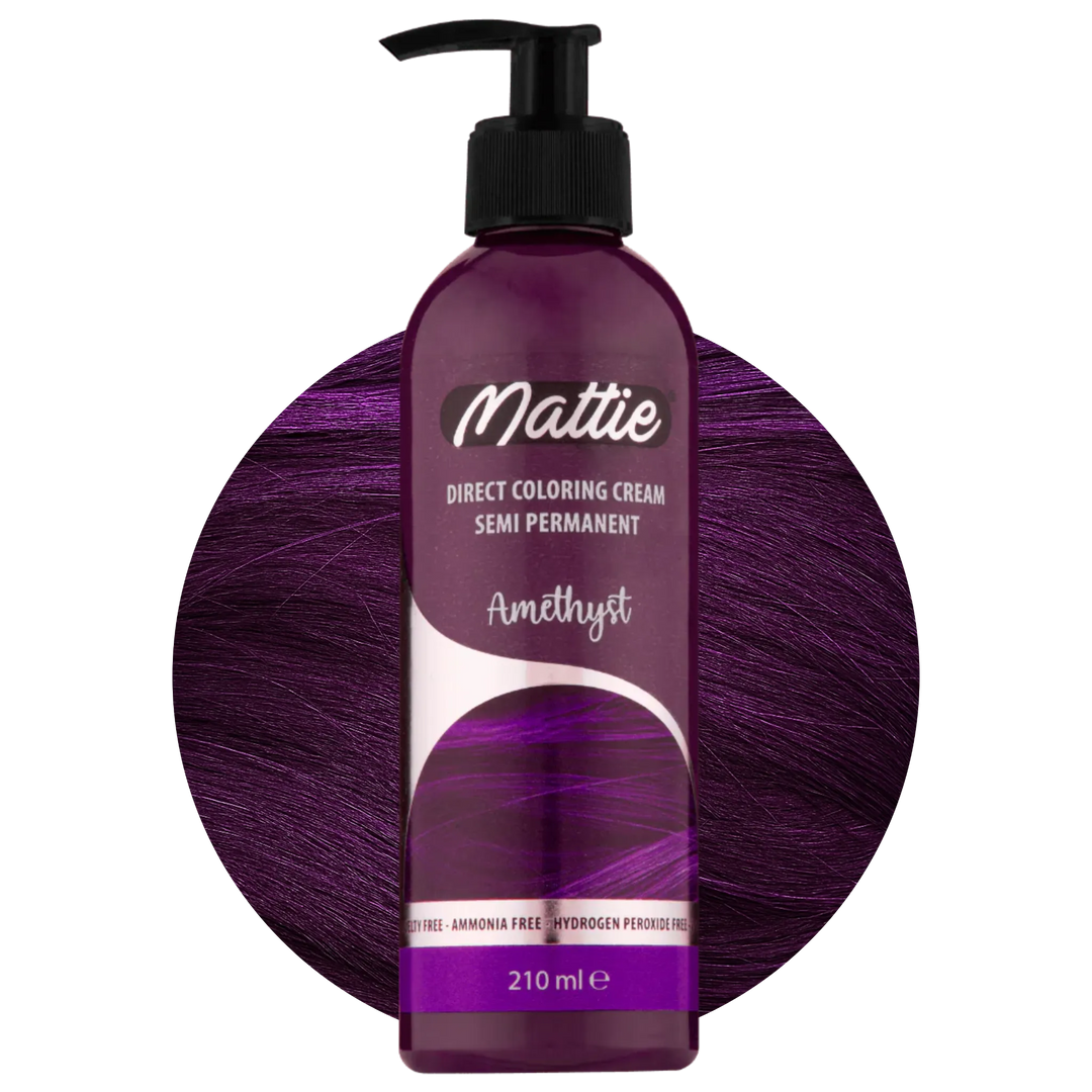 Mattie Amethyst - Crème De Coloration Directe Semi-Permanente Végane 210 ml