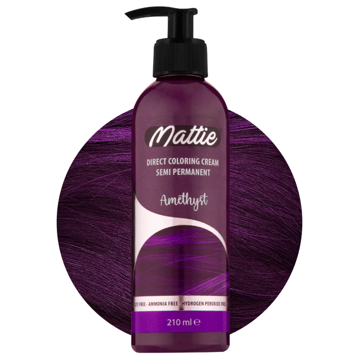 Mattie Amethyst - Crème De Coloration Directe Semi-Permanente Végane 210 ml