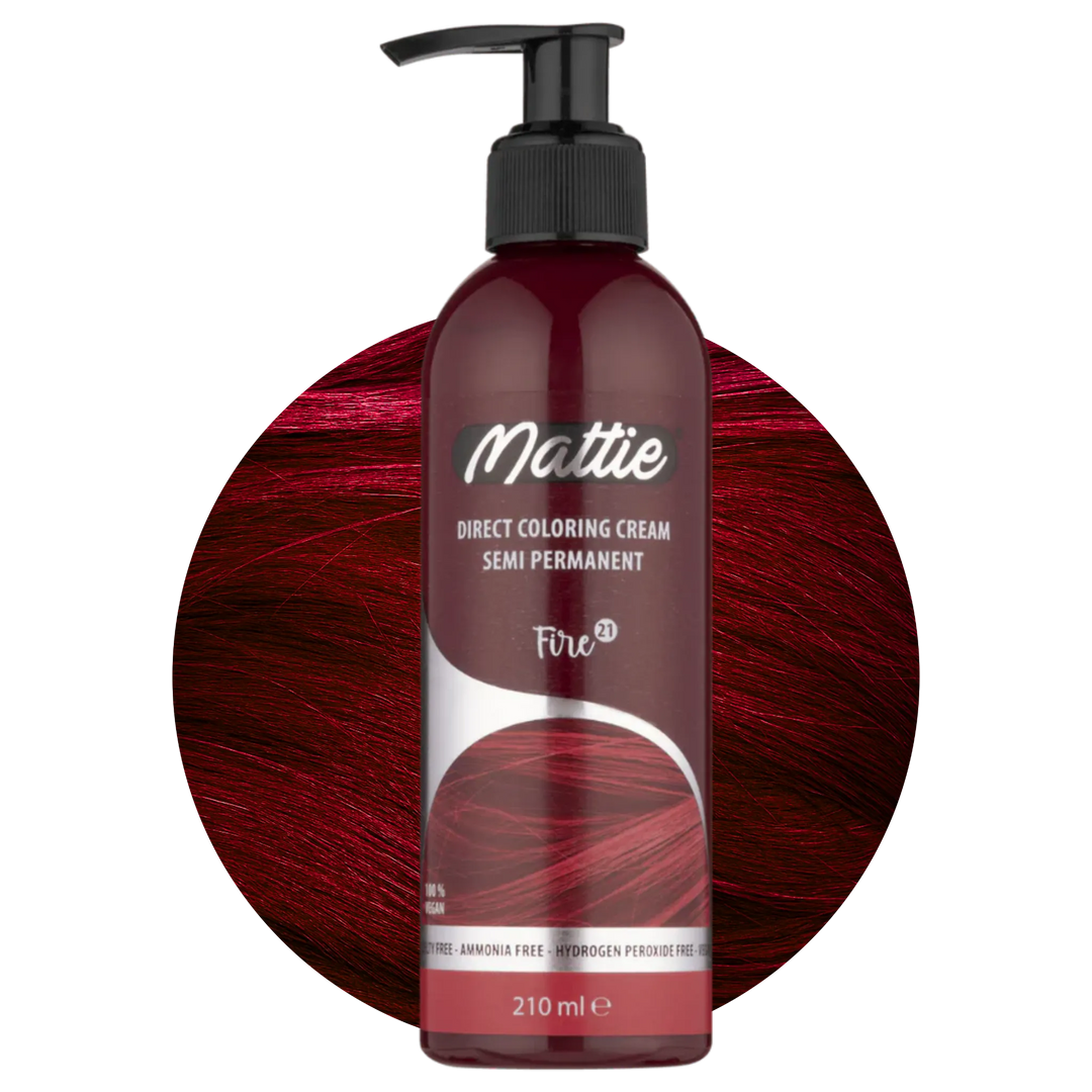 Mattie Fire - Vegan Semi-Permanent Direct Dye Hair Color Cream 210 ml