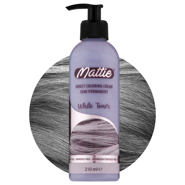 Mattie Patine Blanche - Crème De Coloration Directe Semi-Permanente Vegan 210 ml