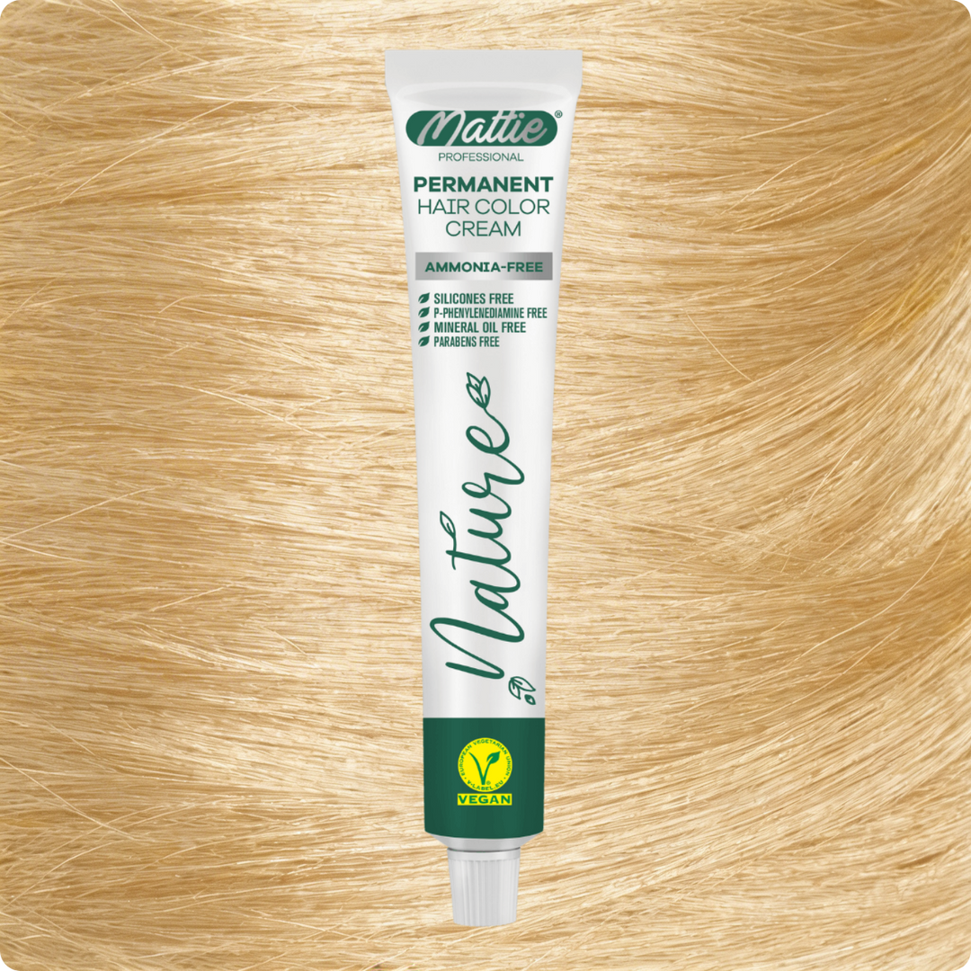 Mattie Professional Nature (11.0) Platine - Crème De Coloration Permanente Vegan Et Sans Ammoniaque 60 ml