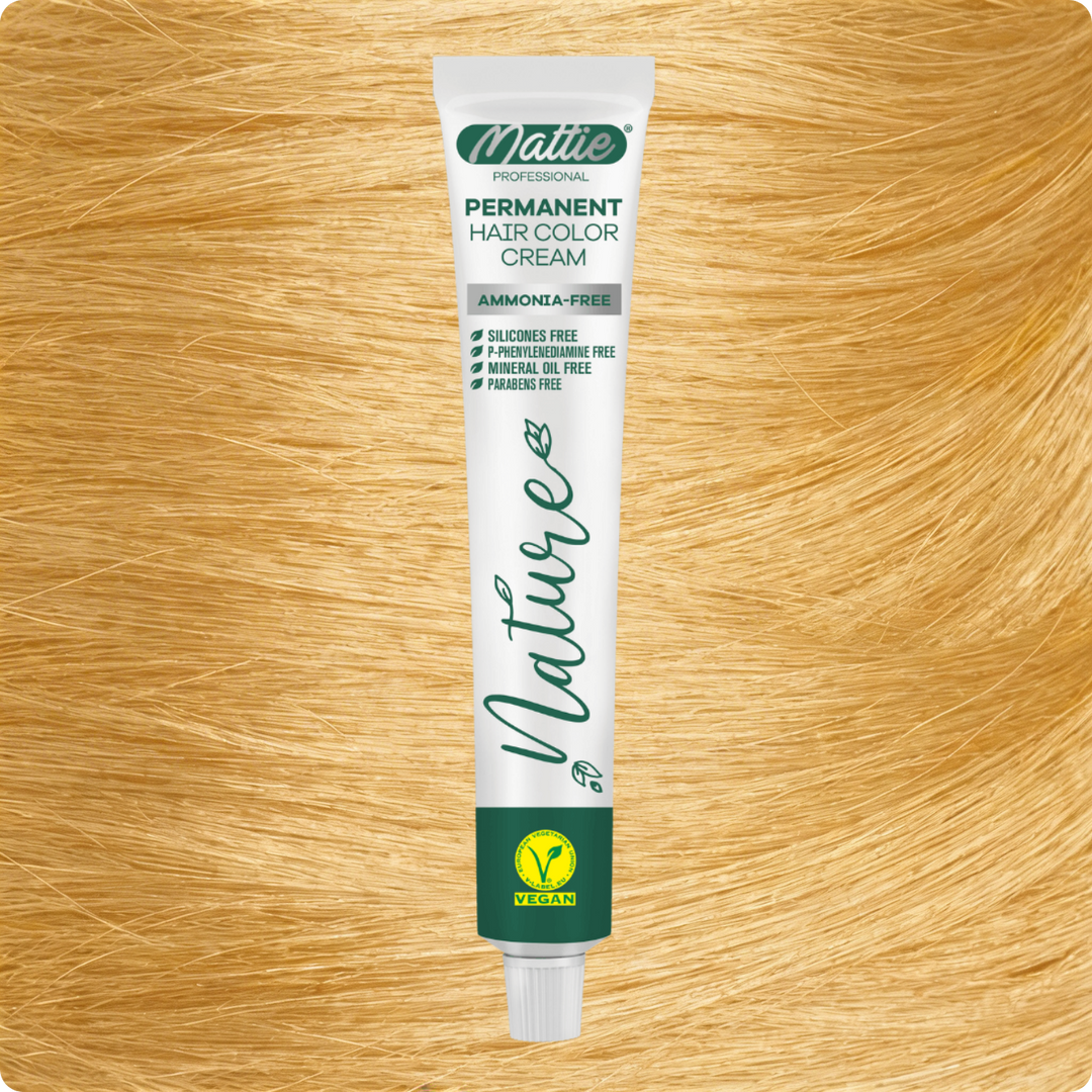 Mattie Professional Nature (11.3) Blond Champagne Clair - Crème De Coloration Permanente Vegan Et Sans Ammoniaque 60 ml