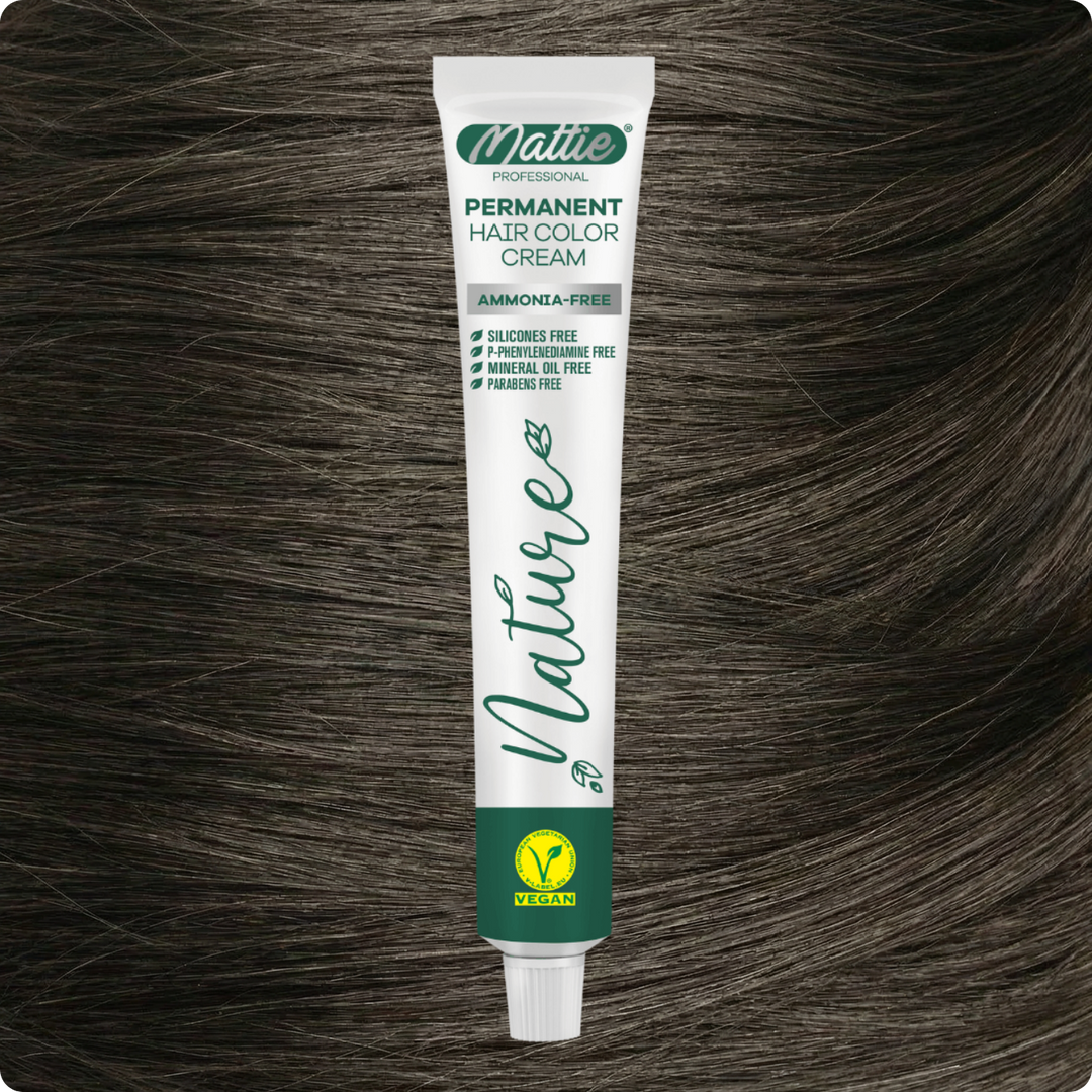 Mattie Professional Nature (8.11) Blond Cendré Extra Clair - Crème De Coloration Permanente Vegan Et Sans Ammoniaque 60 ml