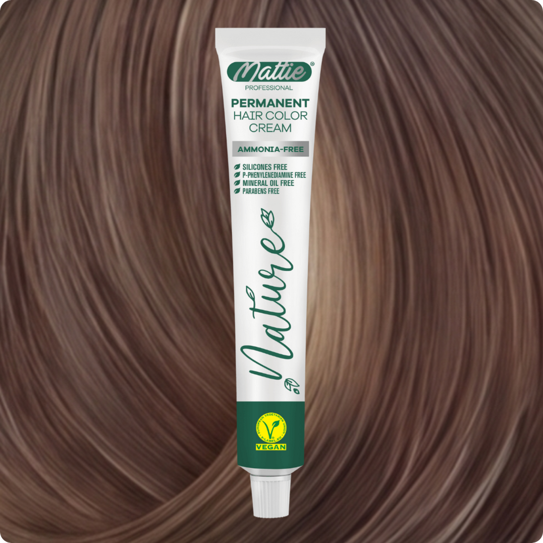 Mattie Professional Nature (9.8) Blond Très Clair Beige Sable - Végane Crème De Coloration Permanente 60ml