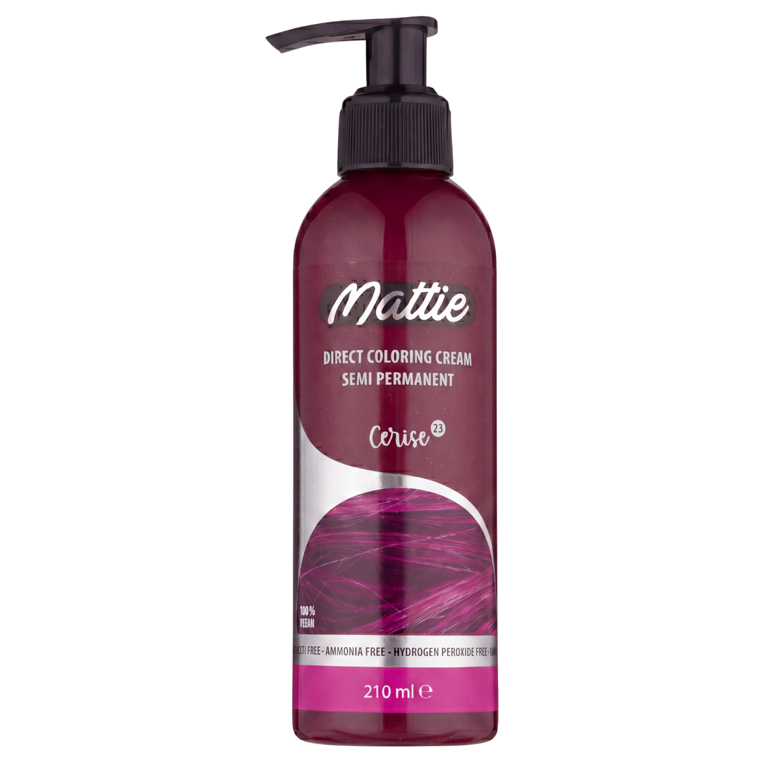 Mattie Cerise - Crème De Coloration Directe Semi-Permanente Vegan 210 ml