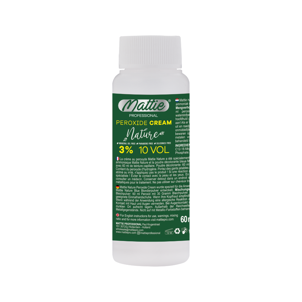 Mattie Professional Nature - 3% (10 VOL) Peroxyde Vegan 60ml