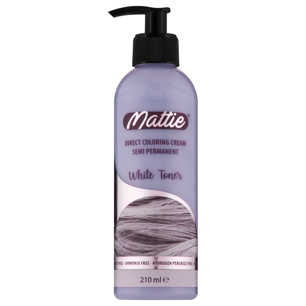 Mattie Patine Blanche - Crème De Coloration Directe Semi-Permanente Vegan 210 ml
