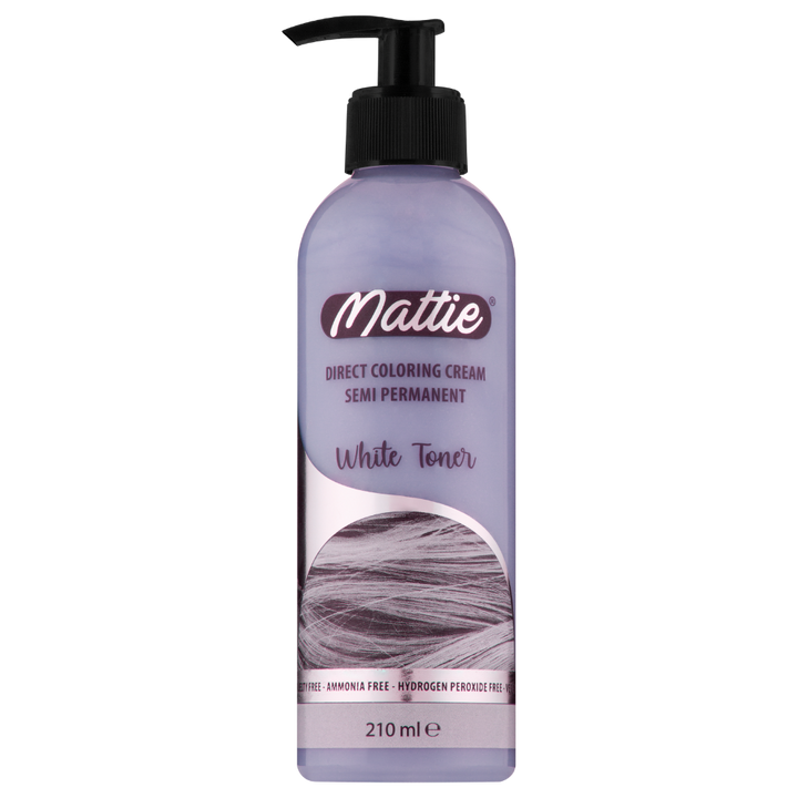 Mattie Patine Blanche - Crème De Coloration Directe Semi-Permanente Vegan 210 ml