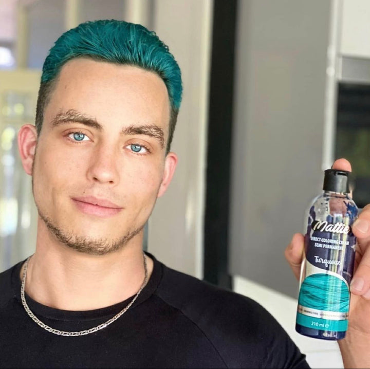 Mattie Turquoise - Crème De Coloration Directe Semi-Permanente Végane 210 ml